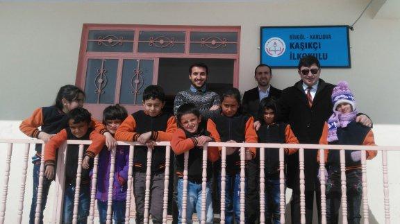 Okul ziyaretleri kapsamında Çukurtepe, Kümbet ve Kaşıkçı okulları ziyaret edildi