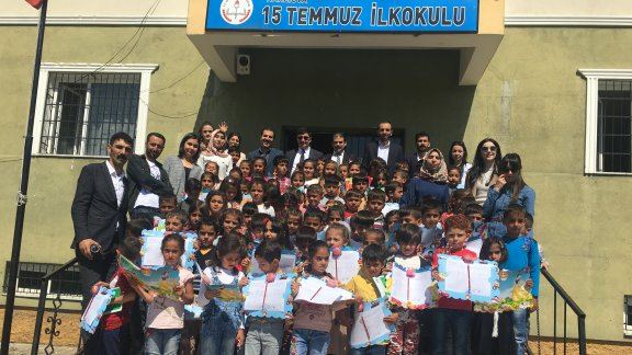 İlçe Milli Eğitim Müdürümüz Mehmet Ali Yıldız 15 Temmuz İlkokulunda Düzenlenen Karne Törenine Katıldı